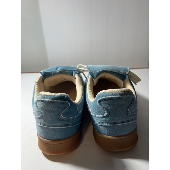 Cushionaire nwot Blue Suede Sneakers with Cream Accents - Picture 3 of 7